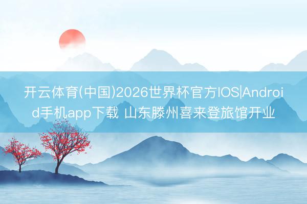 开云体育(中国)2026世界杯官方IOS|Android手机app下载 山东滕州喜来登旅馆开业